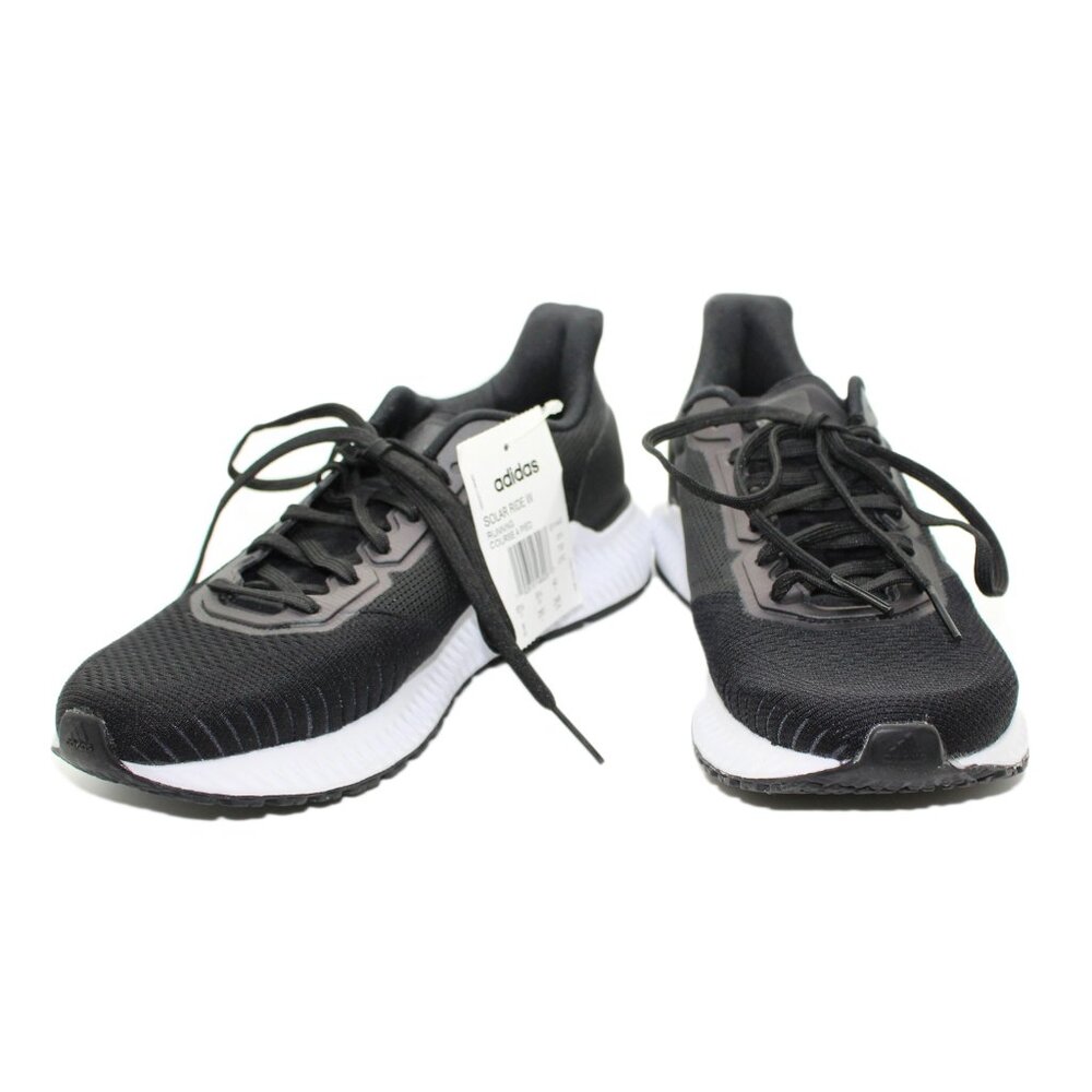 ADIDAS Solar Ride Adiwear Bounce Black Grey Breathable Running Shoes - Size 8